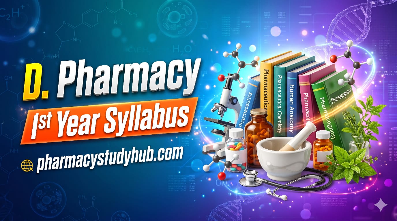 d.pharm 1st year syllabus