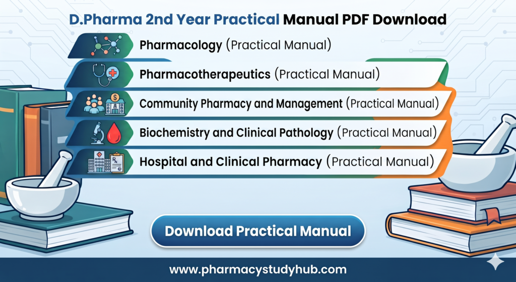 d.pharmacy 2nd year practical manual